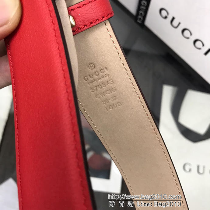 GUCCI古馳 官網爆款 正品規格 原單品質 頭層小牛皮面 亮面小雙G扣 時尚百搭款皮帶  xfp1313